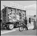 Image of Boys near calliope at Seattle Center, June 1, 1963