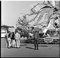 Image of Children riding Paratrooper at Fun Forest, Seattle Center, September 1965