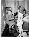 Image of Director talking with resident at Seattle Children's Home, July 3, 1947