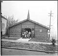 Image of Sunday school children outside Bethany Friends church, March 20, 1960