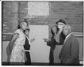 Image of Early members of church posing on 75th anniversary, Seattle, November 3, 1965