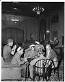 Image of Men playing cards at Inglewood Golf Club, Kenmore, October 8, 1942