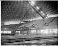 Image of Seattle Center Coliseum during renovation, April 1964