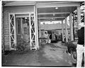 Image of Attendants unloading patients at Firland Sanatorium, Seattle, November 25, 1947
