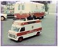 Image of Fire Chief Vickery sitting in Mini Medic 1, Seattle, 1971