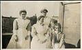 Image of Seattle General Hospital nurses on roof, circa 1915