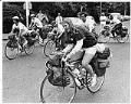 Image of Bush Cycle Club bicyclists leaving Seattle, June 14, 1975