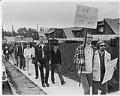 Image of Gay Liberation Front members demonstrating against police chief, Seattle, May 5, 1973
