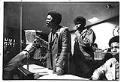 Image of Larry Gossett speaking at anti-police violence demonstration, Seattle, April 20, 1971