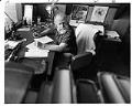 Image of Frank Herbert working in his home office, Port Townsend, September 11, 1979