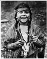Image of Ervina McCloud taking a break from dancing, Seattle, November 7, 1968