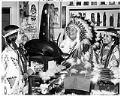 Image of Pat McCloud,  Bert Peters, and Billie McCloud at Indian Center, Seattle, May 3, 1967