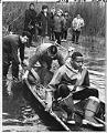 Image of Dick Gregory on Nisqually River, March 1, 1966