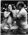 Image of Jehovah's Witness being baptized, Seattle, July 18, 1981