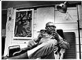Image of Jacob Lawrence at home, Seattle, November 13, 1974