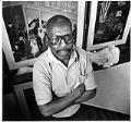 Image of Jacob Lawrence at home, Seattle, April 4, 1980