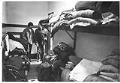 Image of Men in makeshift dormitory in occupied Beacon Hill School, October 18, 1972