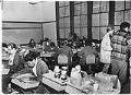 Image of Group in classroom at occupied Beacon Hill School, October 11, 1972