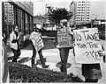 Image of Student protest at IRS headquarters, Seattle, April 15, 1970