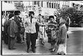 Image of Woman confronting American Nazi Party picketers, Seattle, October 13, 1971