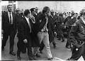 Image of Anti-war demonstrator detained, Seattle, May 1, 1970