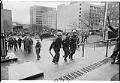 Image of Police detaining a demonstrator at the Federal Courthouse, Seattle, February 17, 1970