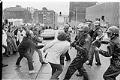 Image of Demonstrators and police, Seattle, February 17, 1970