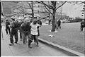 Image of Police detaining woman during demonstration, Seattle, February 17, 1970