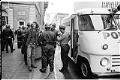 Image of Demonstrator detained on Fifth Avenue, Seattle, Feb 17, 1970