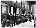 Image of Seattle Police Tactical Squad at SeaFirst building, May 5, 1971
