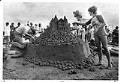Image of First place winner in sandcastle competition, Alki beach, Seattle, August 10, 1986