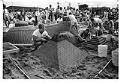 Image of Sandcastle in progress at Alki Beach, August 10, 1986