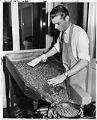 Image of Employee at the Federal Reserve Bank, Seattle, 1951