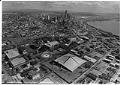 Image of Aerial view of Seattle Center, April, 1987