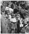 Image of Children posing at Nichiren Buddhist Church, Seattle, June 19, 1965