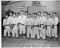 Image of Seattle Dojo members posing at club, Seattle, November 21, 1952