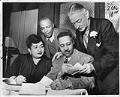 Image of Commercial Club officers discussing projects, Seattle, March 5, 1951