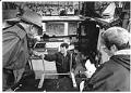 Image of James Guilmet selling fish at Fishermen's Terminal, Seattle, January 30, 1992
