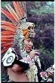 Image of Aztec dancer performing at Folklife Festival, Seattle Center, May 28, 1993