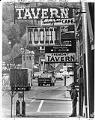 Image of Fremont Avenue looking south across Fremont Bridge, Seattle, April 26, 1974