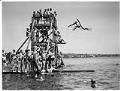 Image of Children playing at Green Lake Swimming Beach, Seattle, circa 1950