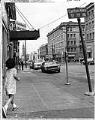 Image of View west along King Street, Seattle, August 6, 1972