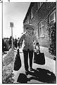 Image of Elderly Chinese woman carrying bags of groceries, Seattle, June 29, 1988