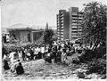 Image of Crowd at dedication of Chinatown - International District Community Garden, Seattle, May 8, 1977