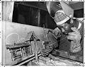 Image of Man learning to weld at SOIC, August 1975