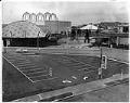 Image of Empty parking lot after World's Fair, Seattle, December 28, 1962