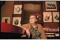 Image of Owner Laurie Gulbransen inside Dog House Restaurant, Seattle, January 10, 1994