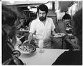 Image of Staff serving lunch at the Market Café, Seattle, January 27, 1982