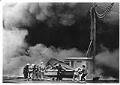 Image of Boat being moved from the fire at Ray's Boathouse, Seattle, May 26, 1987