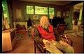 Image of George Tsutakawa sitting in his living room, Seattle, January 4, 1994